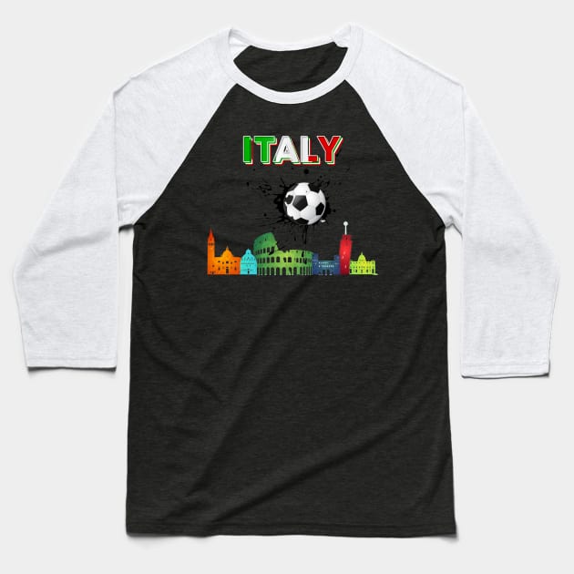 Italia! Baseball T-Shirt by HROC Gear & Apparel